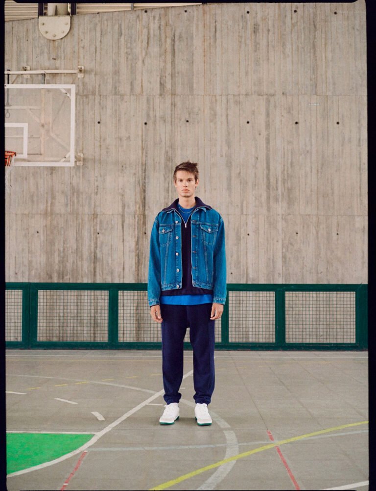 DUB / editorial SS 2023. A photograph of a young man in sportswear.